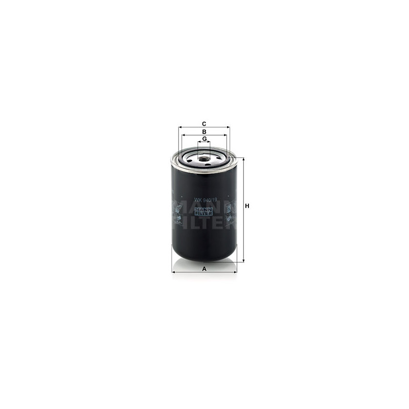 Filtre à carburant MANN-FILTER