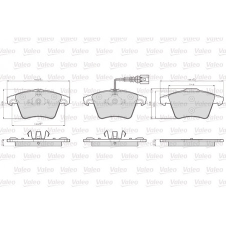 Jeu de quatre plaquettes de...