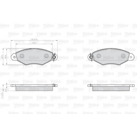 Jeu de quatre plaquettes de...