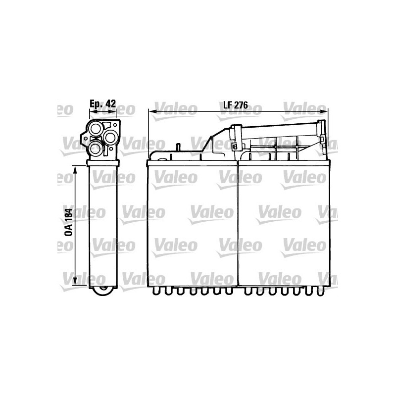 Radiateur de chauffage VALEO