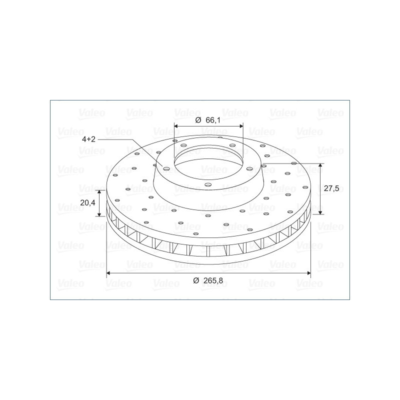 Disque de frein à l'unité VALEO