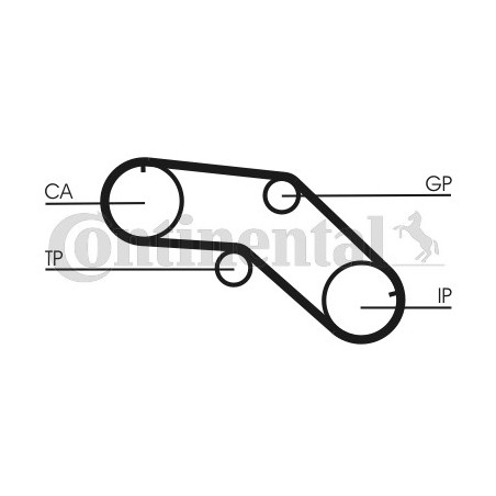 Kit de distribution CONTINENTAL CTAM