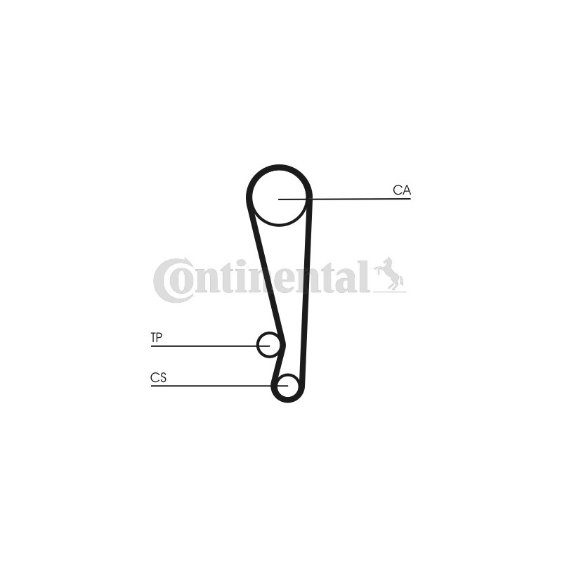 Kit de distribution CONTINENTAL CTAM