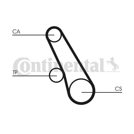 Kit de distribution CONTINENTAL CTAM