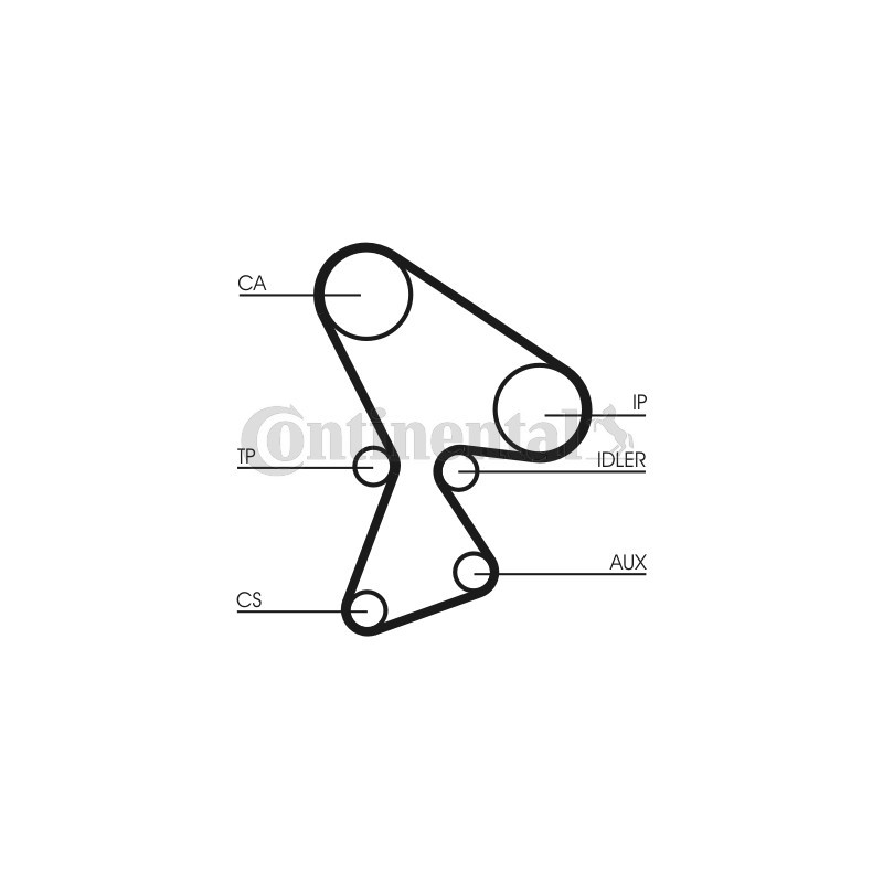 Kit de distribution CONTINENTAL CTAM