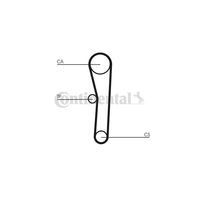 Kit de distribution CONTINENTAL CTAM