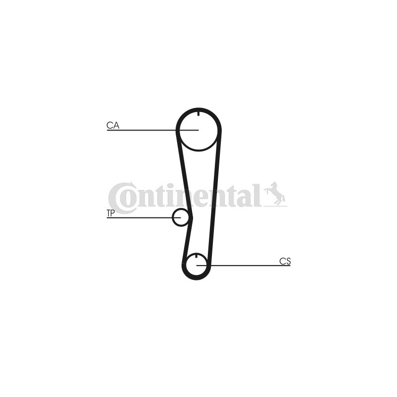 Kit de distribution CONTINENTAL CTAM
