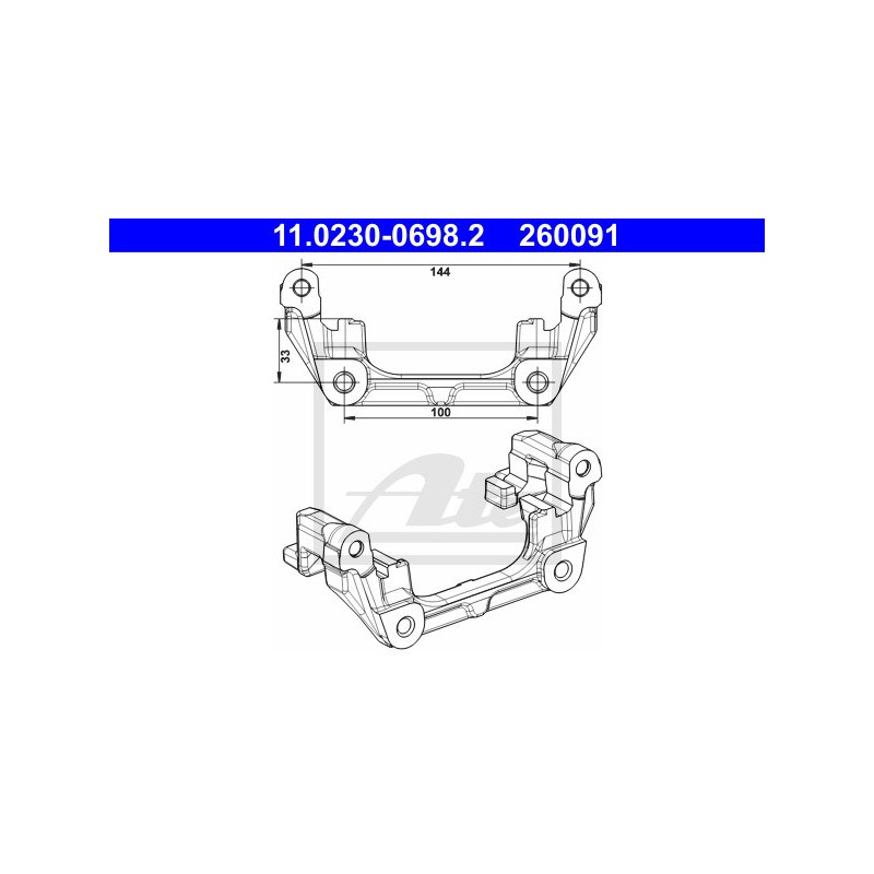 Support (étrier de frein) ATE