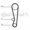Courroie de distribution CONTINENTAL CTAM