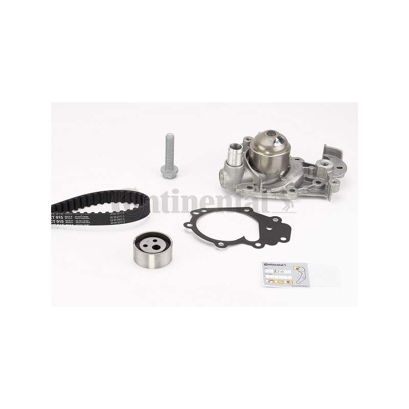 Kit de distribution + pompe à eau CONTINENTAL CTAM