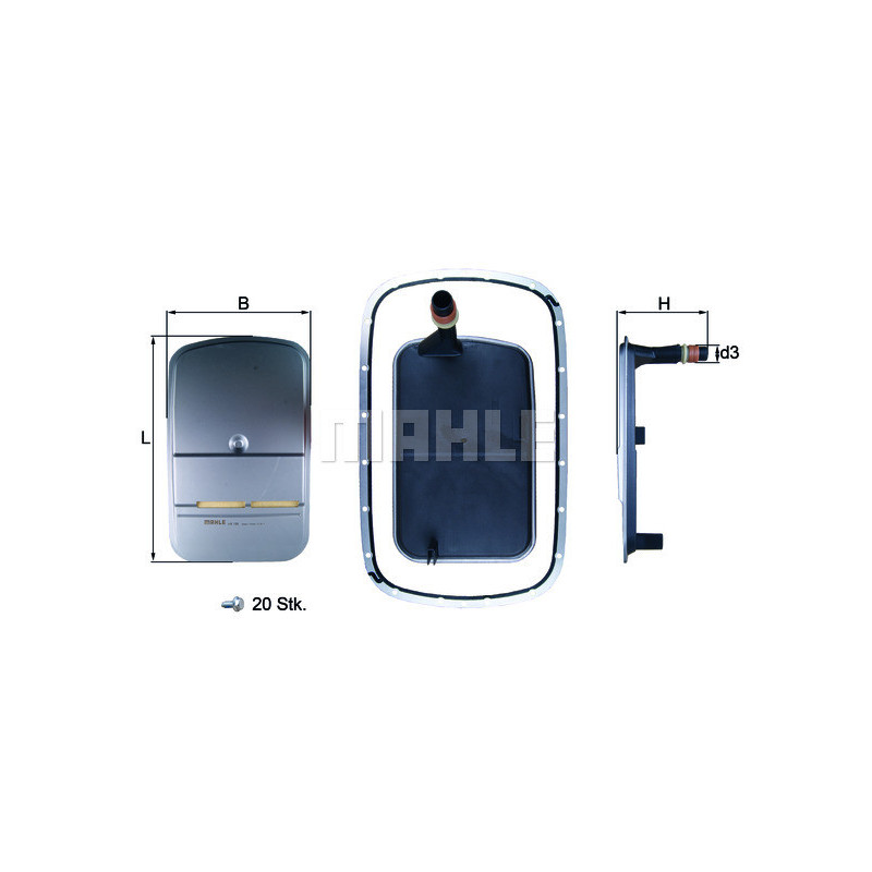 Filtre hydraulique (transmission auto) KNECHT