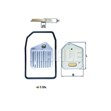 Filtre hydraulique (transmission auto) KNECHT