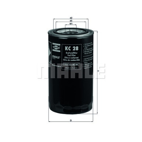 Filtre à carburant KNECHT