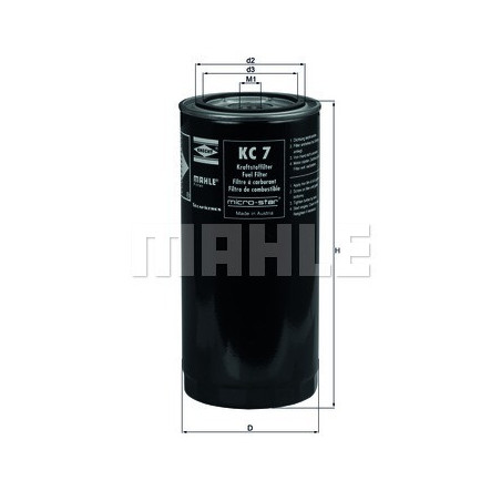 Filtre à carburant KNECHT