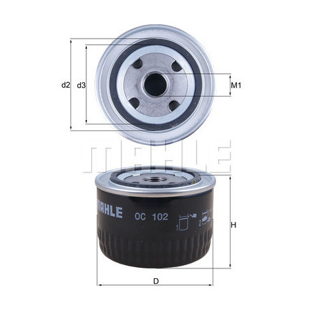 Filtre à huile KNECHT