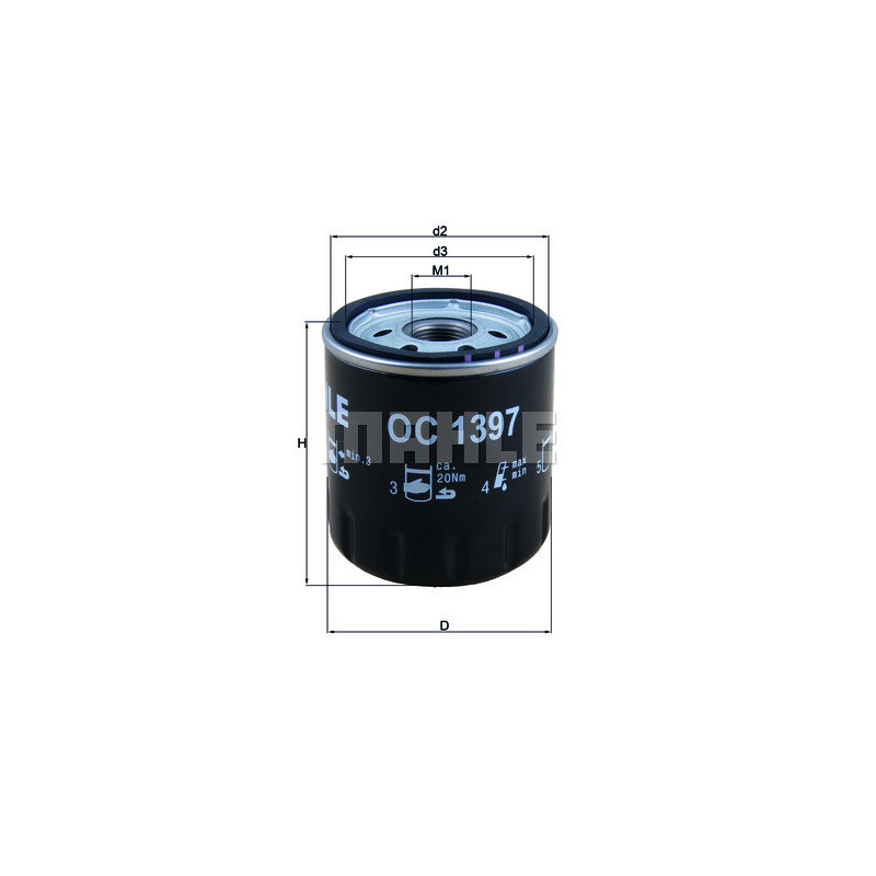 Filtre à huile KNECHT