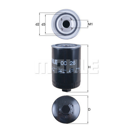 Filtre à huile KNECHT