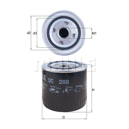 Filtre à huile KNECHT