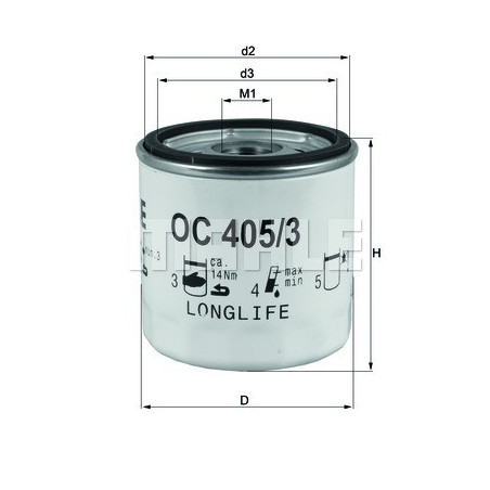 Filtre à huile KNECHT