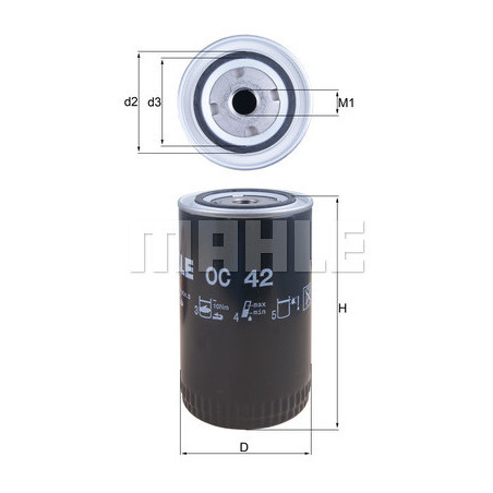 Filtre à huile KNECHT