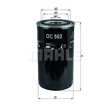 Filtre à huile KNECHT