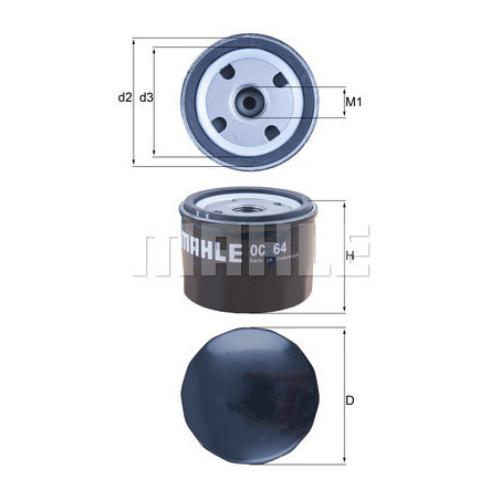 Filtre à huile KNECHT