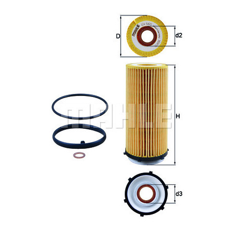 Filtre à huile KNECHT