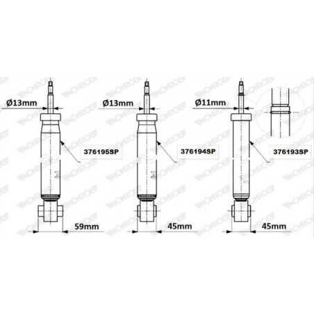 Amortisseur (à l'unité) MONROE