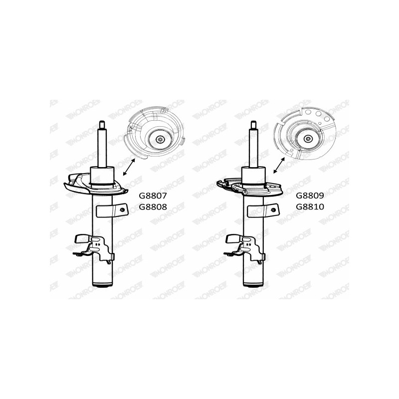 Amortisseur (à l'unité) MONROE