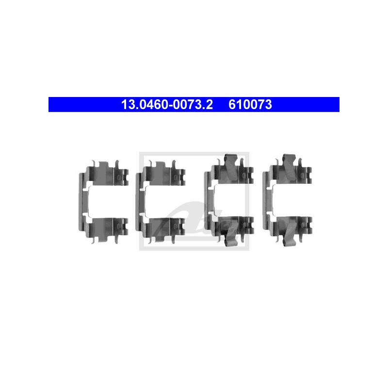 Kit d'accessoires (plaquette de frein) ATE
