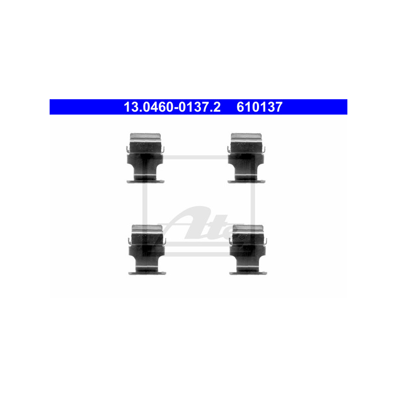 Kit d'accessoires (plaquette de frein) ATE