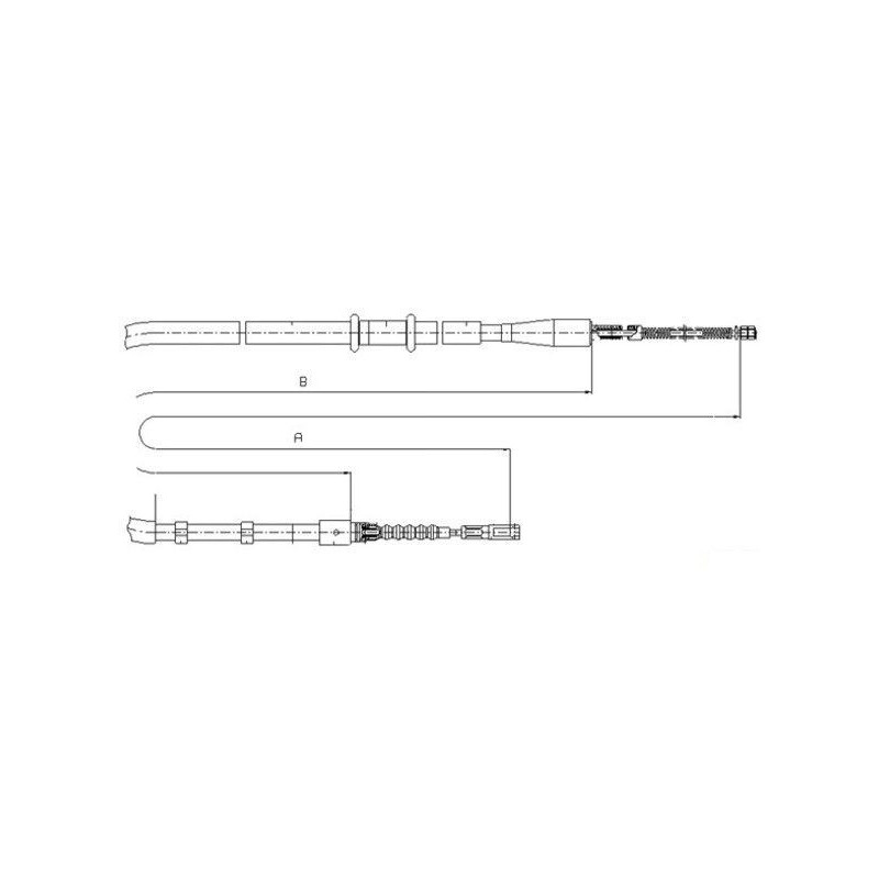 Câble de frein à main TEXTAR