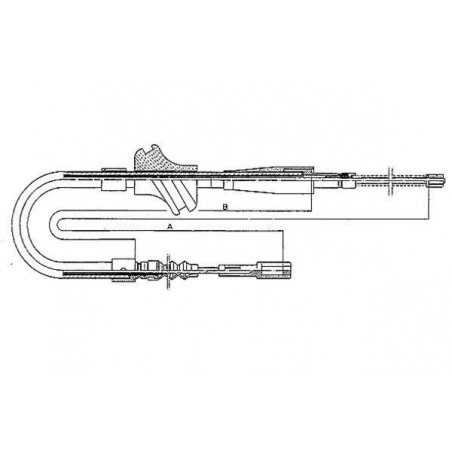 Câble de frein à main TEXTAR