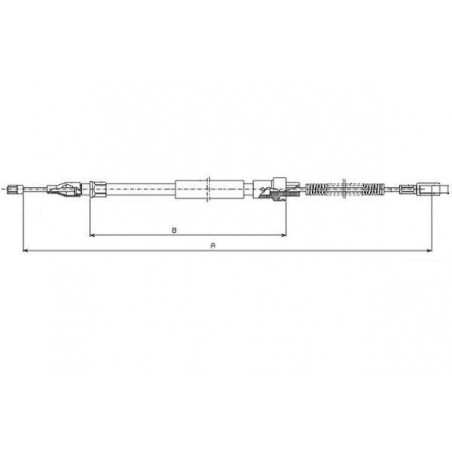 Câble de frein à main TEXTAR