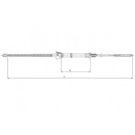 Câble de frein à main TEXTAR