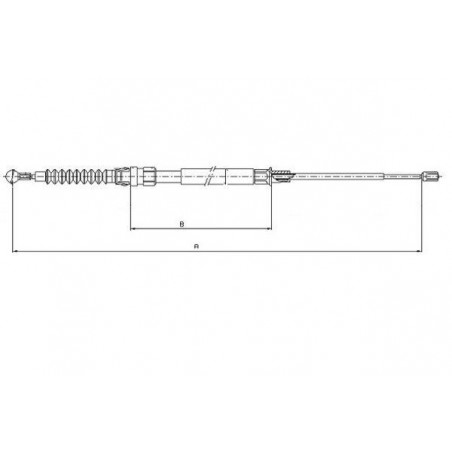 Câble de frein à main TEXTAR