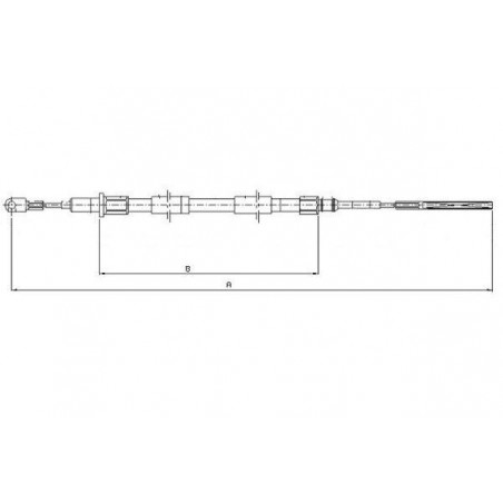 Câble de frein à main TEXTAR