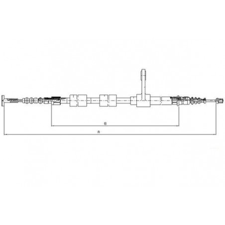 Câble de frein à main TEXTAR
