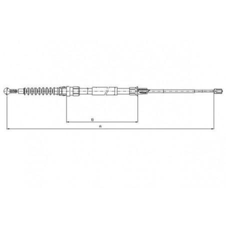Câble de frein à main TEXTAR