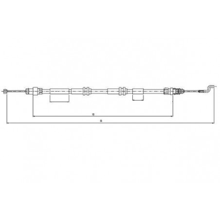 Câble de frein à main TEXTAR