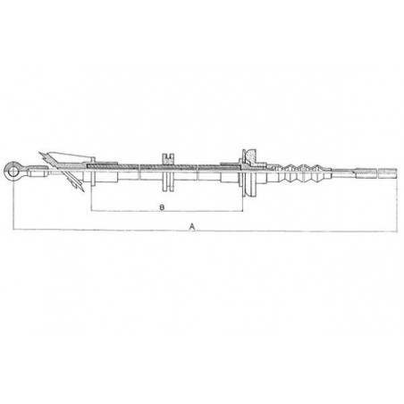 Cable d'embrayage TEXTAR