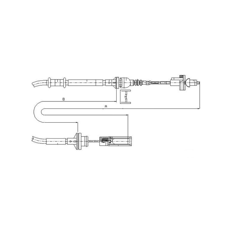 Cable d'embrayage TEXTAR