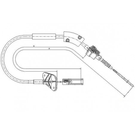 Cable d'embrayage TEXTAR