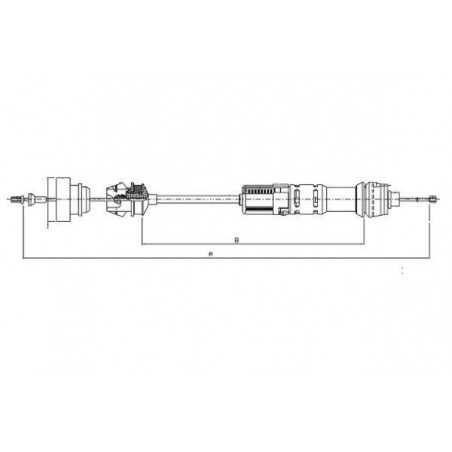 Cable d'embrayage TEXTAR