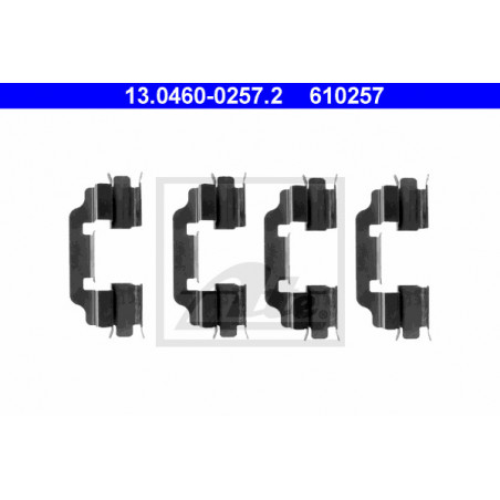 Kit d'accessoires (plaquette de frein) ATE