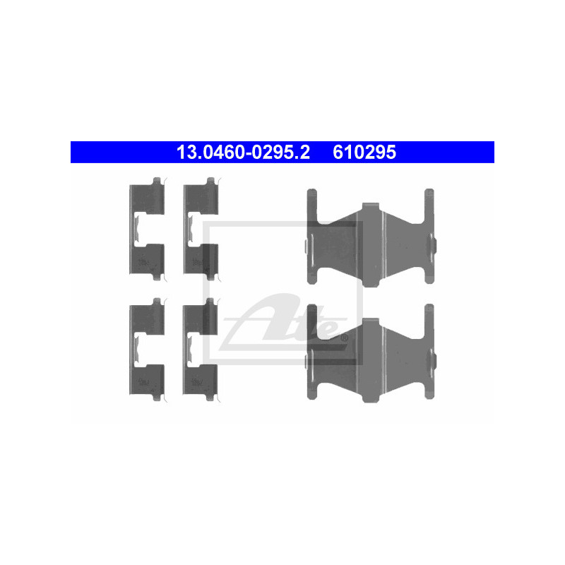 Kit d'accessoires (plaquette de frein) ATE