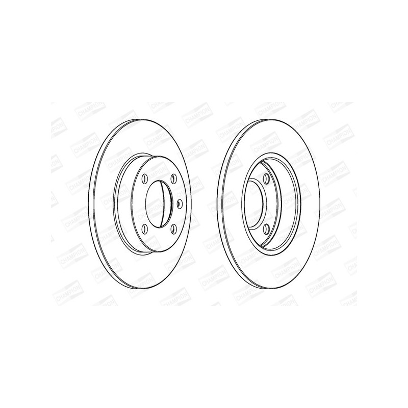 Disque de frein à l'unité CHAMPION