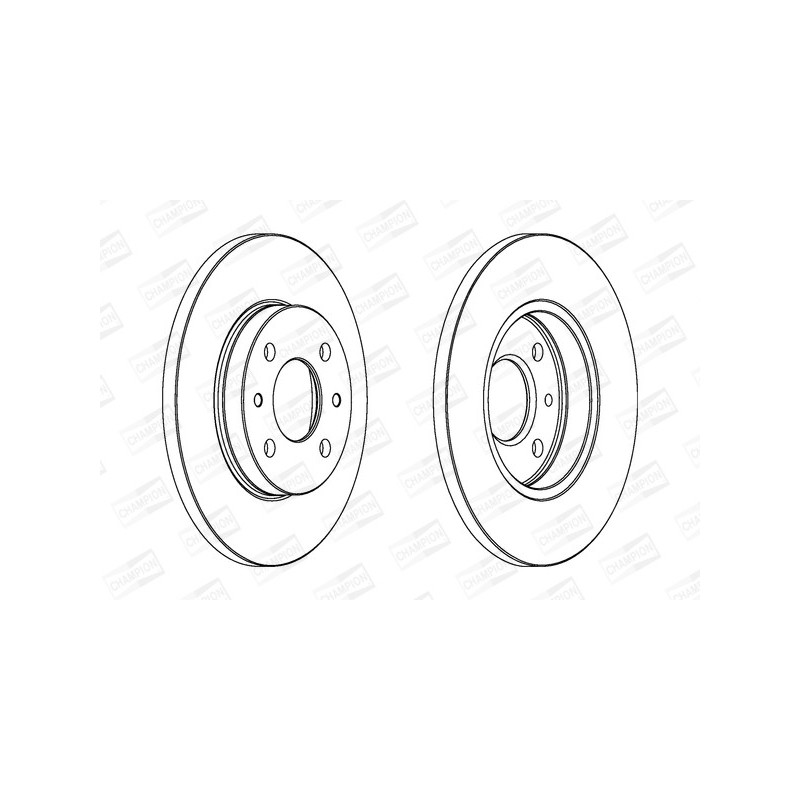 Disque de frein à l'unité CHAMPION