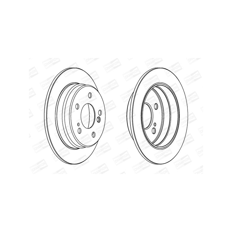 Disque de frein à l'unité CHAMPION