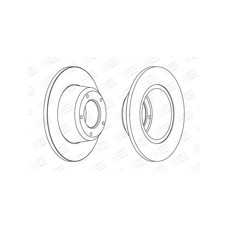 Disque de frein à l'unité CHAMPION